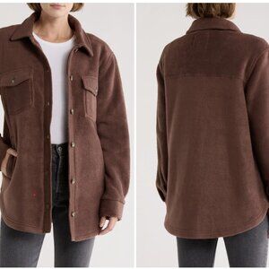 Nordstrom Rack Thread & Supply Polar Fleece Button Up Shacket